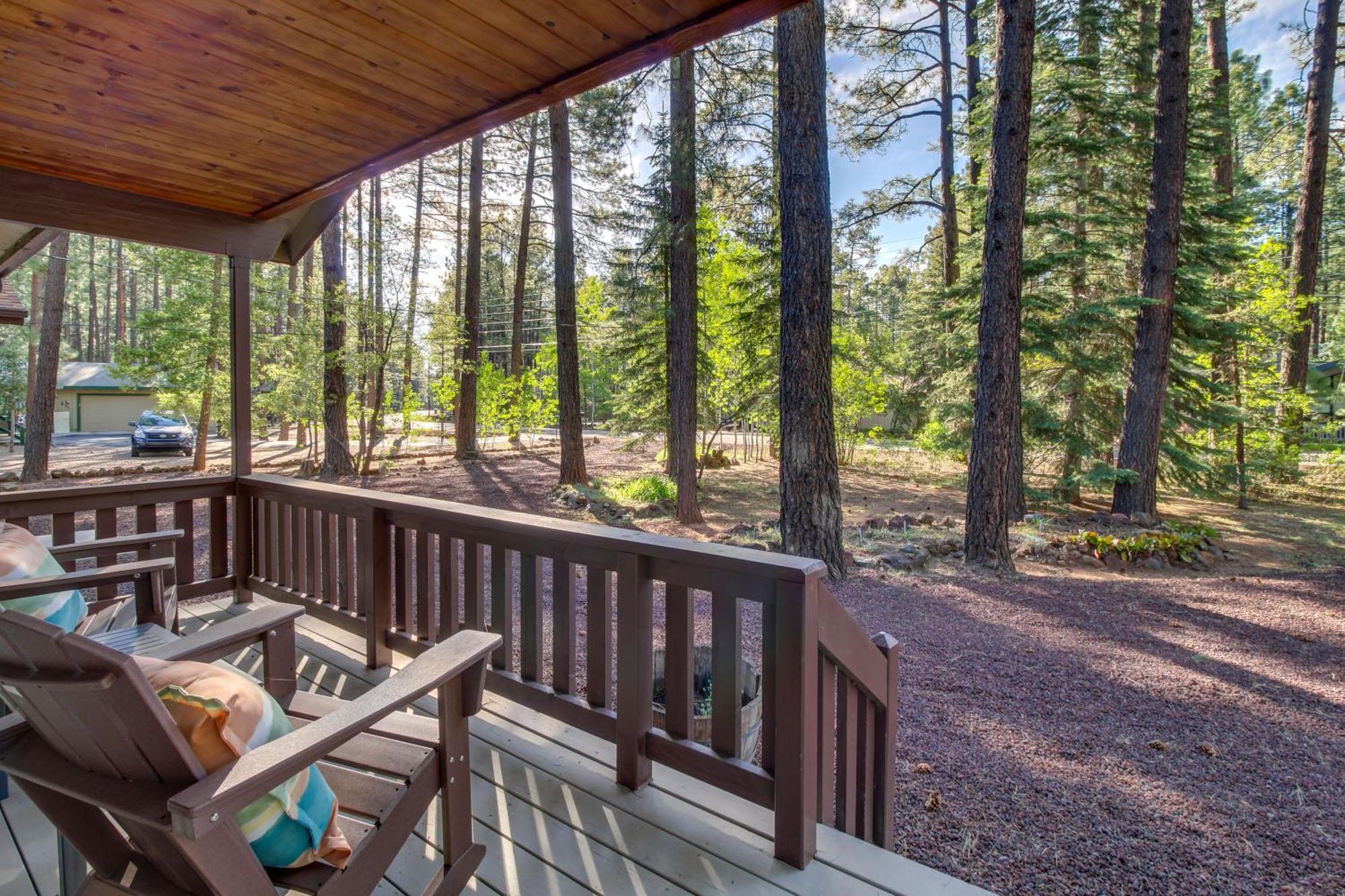 Indian Pine Peaceful Pinetop Cabin With Deck And Fire Pit! 빌라 외부 사진